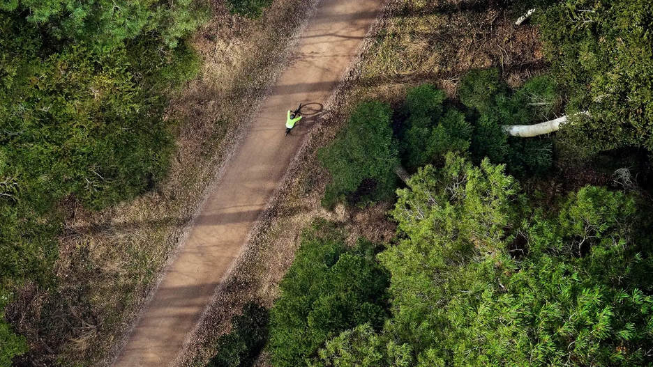 E-bike riders often head out alone.